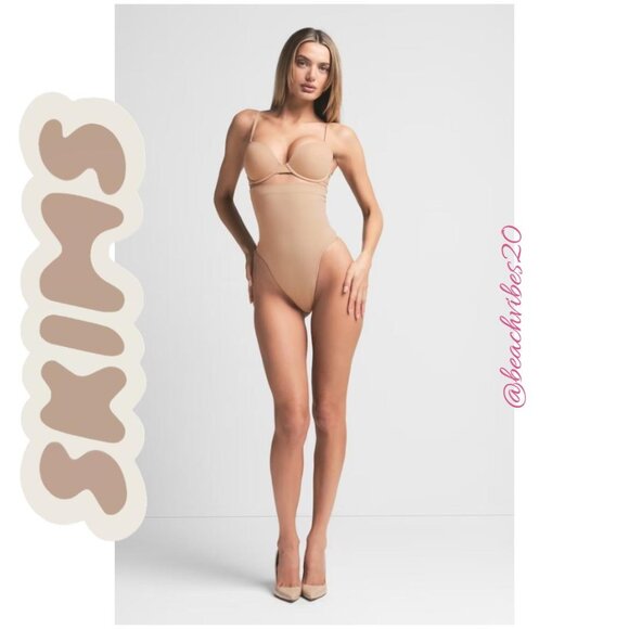 SKIMS Seamless Sculpt High-Waisted Thong Clay Small NWOB - Picture 1 of 5